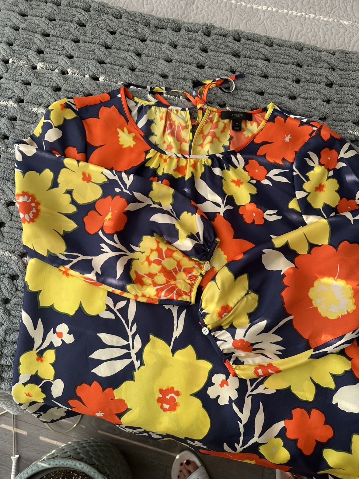 J. Crew 100% Silk Blouse - photo 3