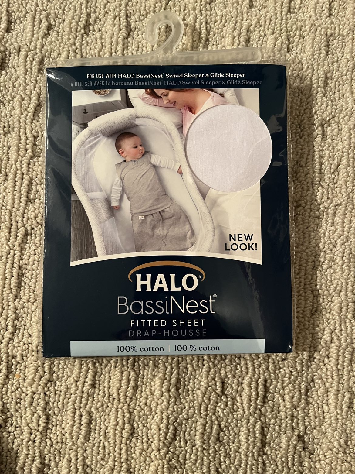 Halo bassinet fitted sheet