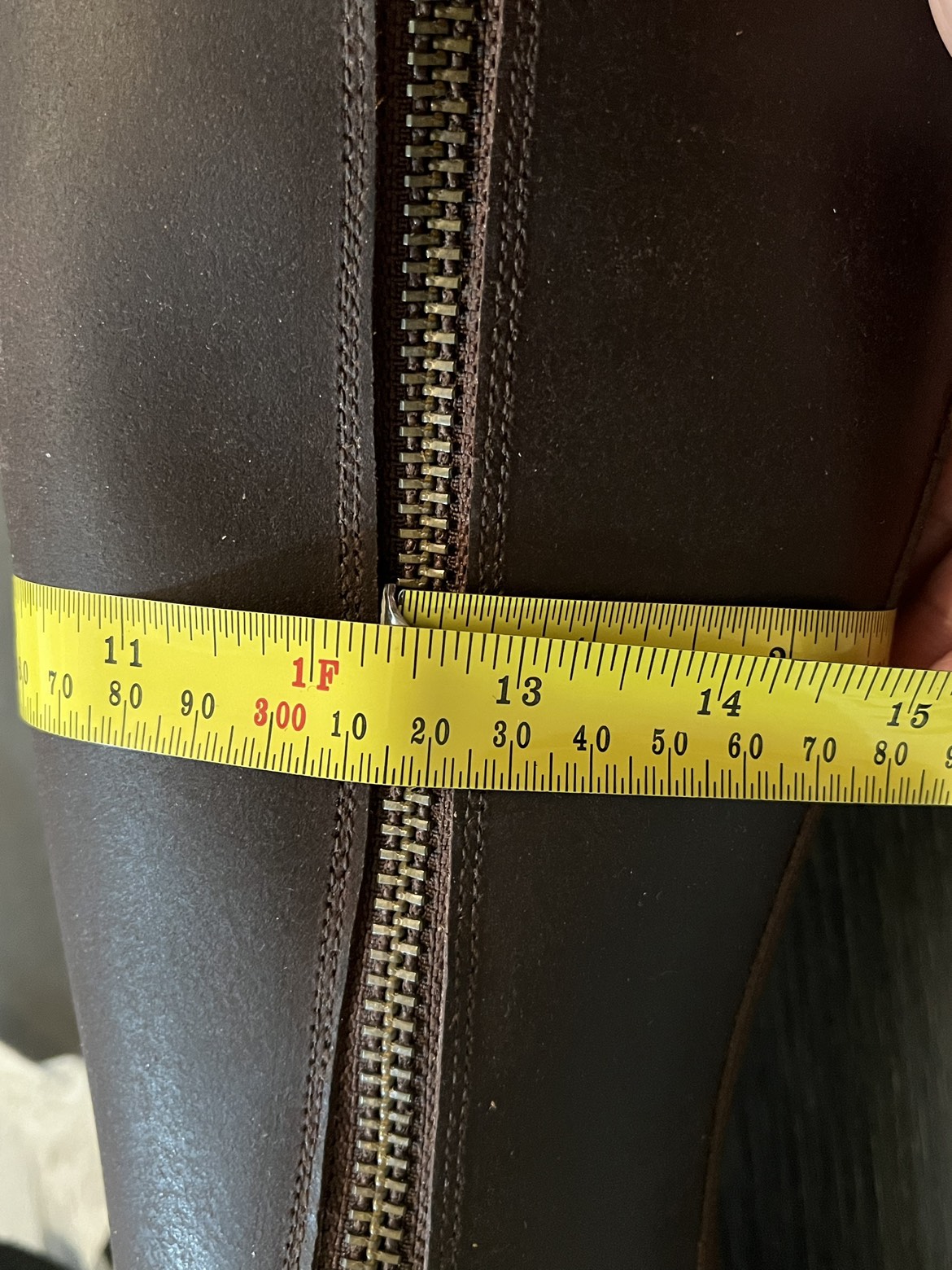 ** Brand New ** Leather Riding Boots size 38 (fit like 7.5) image indicator(10)