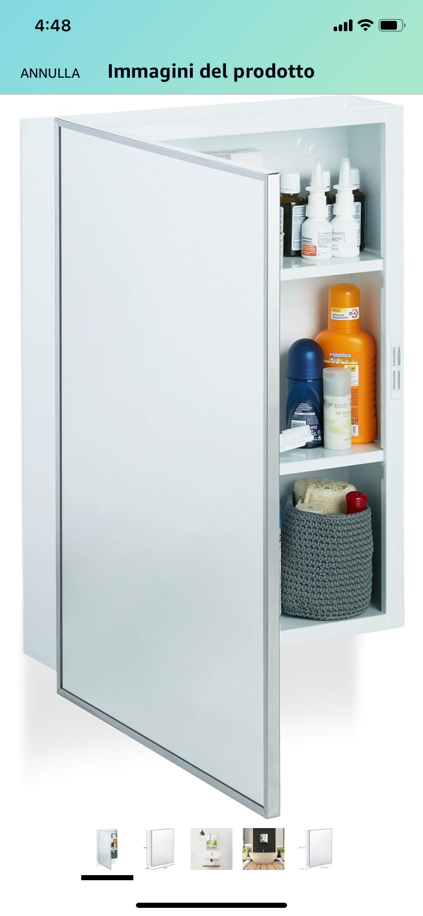 Cabinet medicine mirror - photo 2