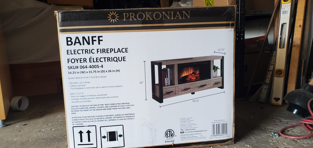 Electric fireplace.   Brand new, still in box. - photo 3