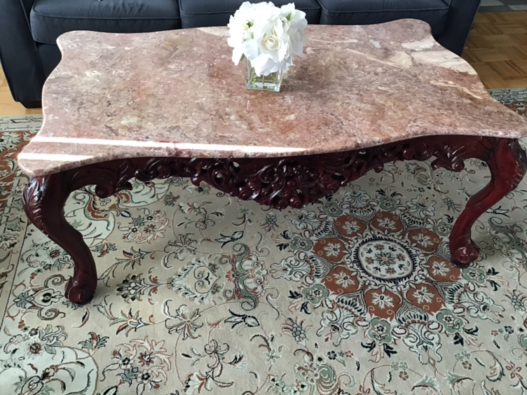Coffee table with one end table
