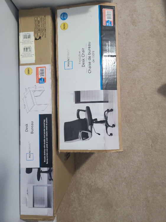 Unopened box - Small Office Desk and Chair