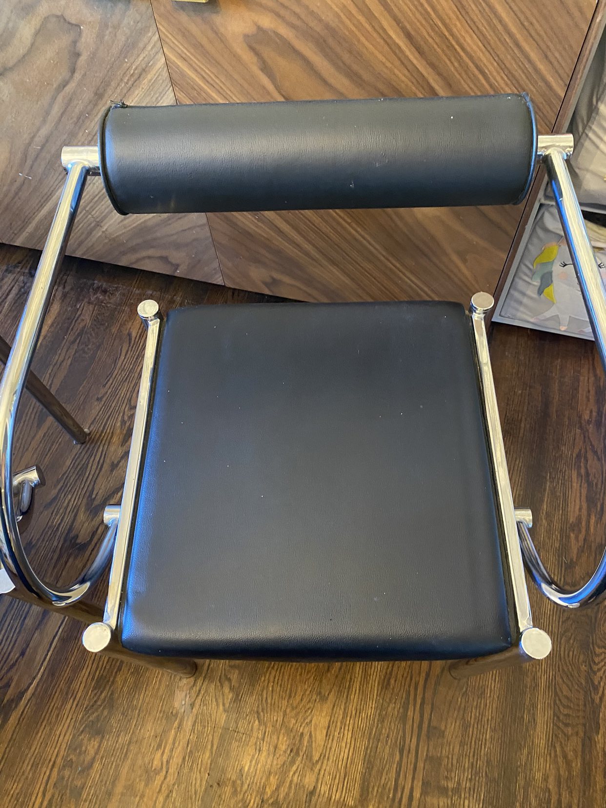 Tubular 80s Chrome Chairs post modern chairs pair - photo 5