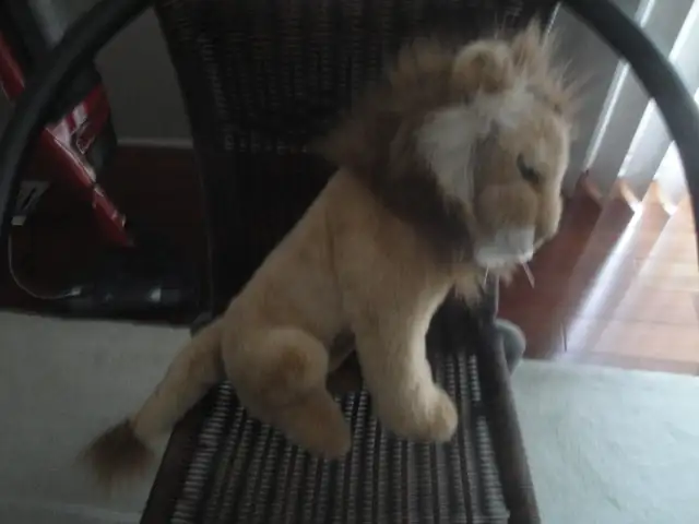 LION STUFFED ANIMAL