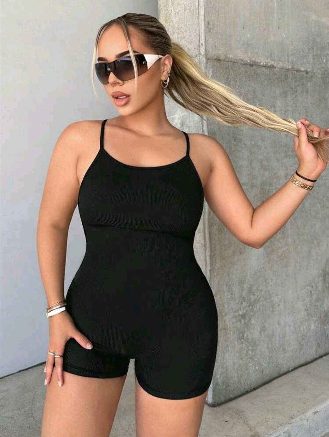 Women's shorts jumpsuit thumbnail