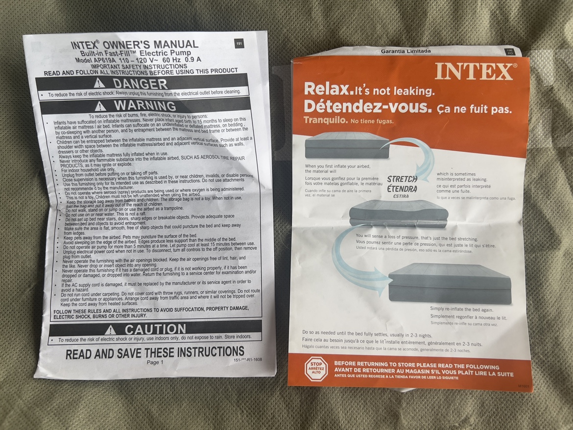 Intex Self Inflatable Bed Queen - photo 3