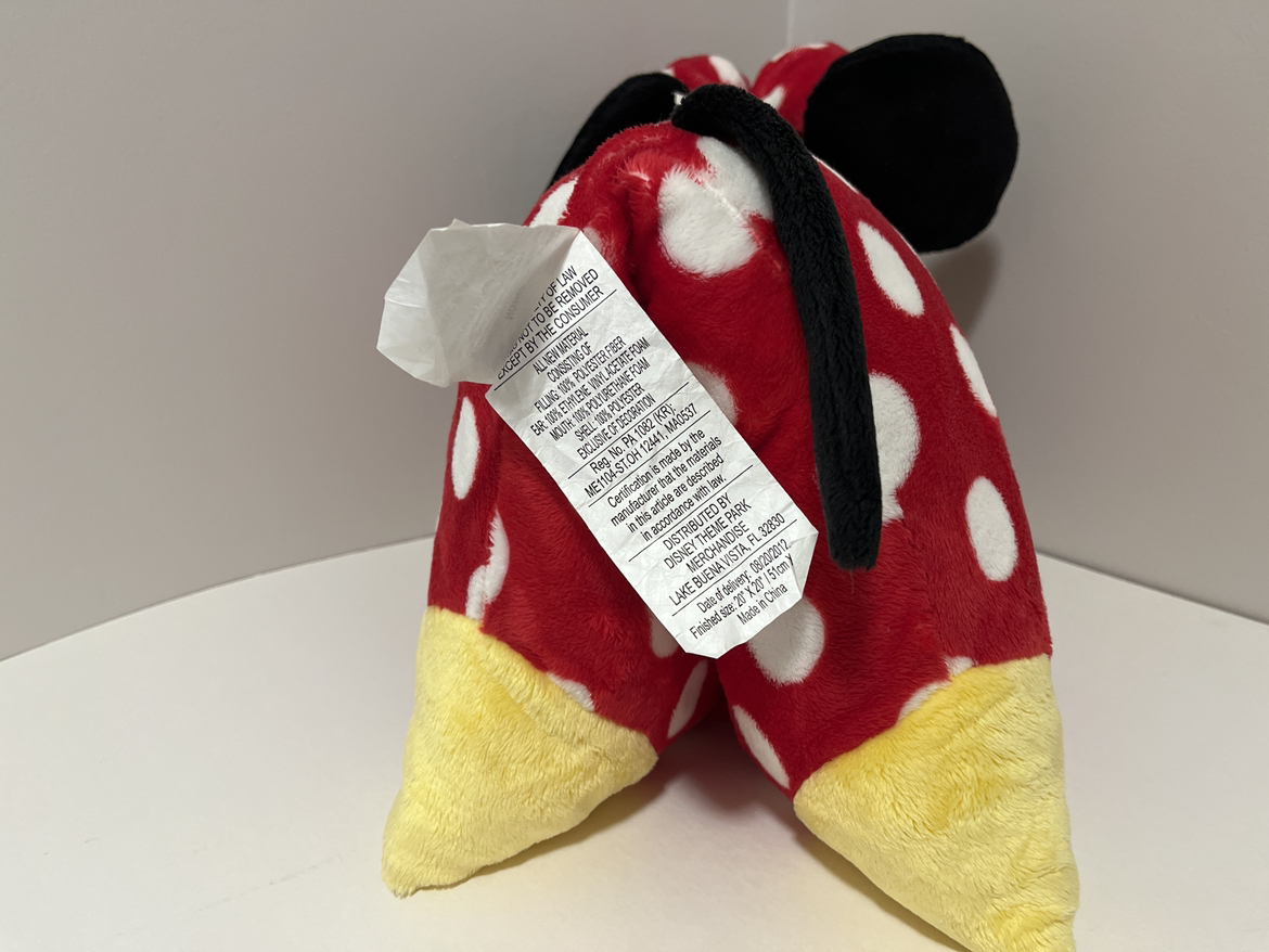 Disney’s Mickey & Minnie foldable cushion stuffed toy (set of 2) image indicator(8)