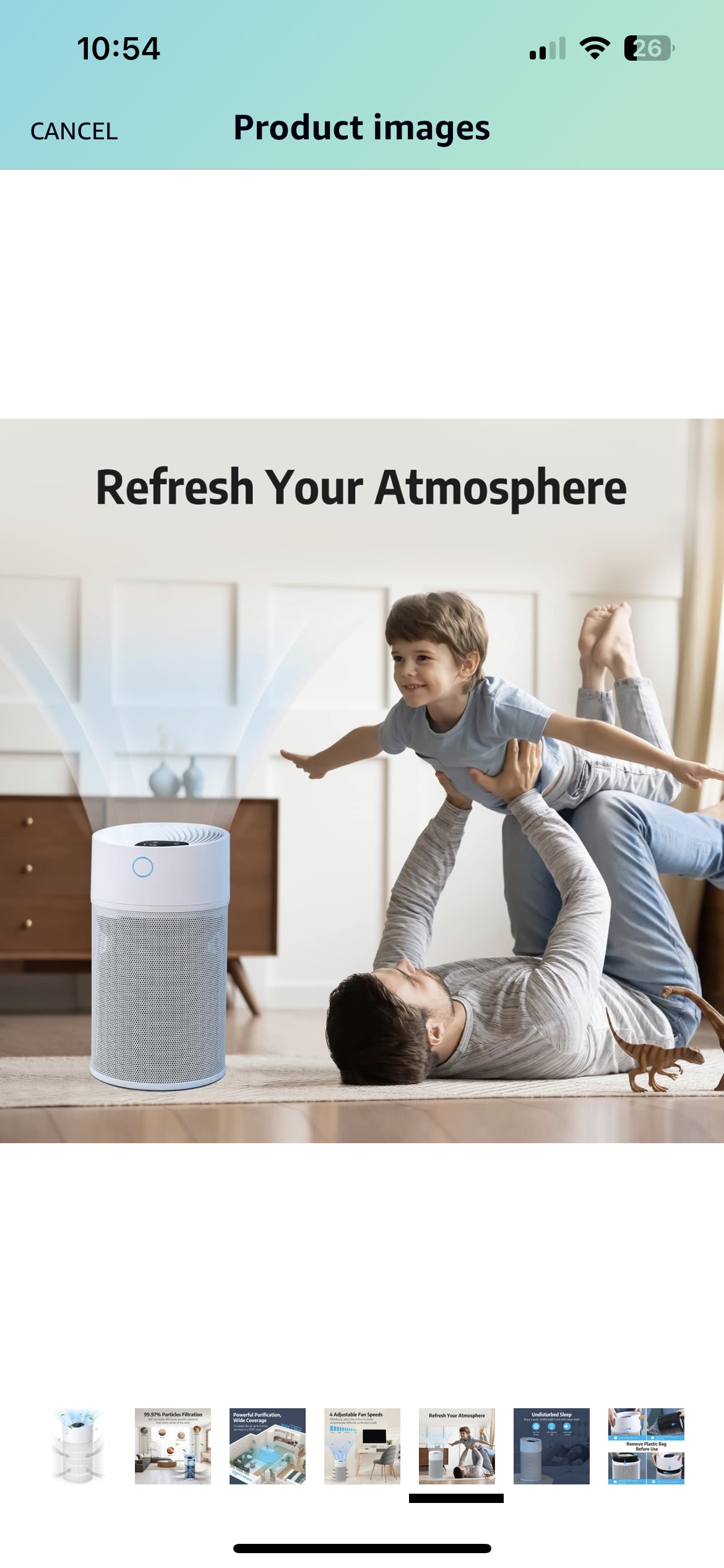 HEPA Air Purifier image indicator(5)