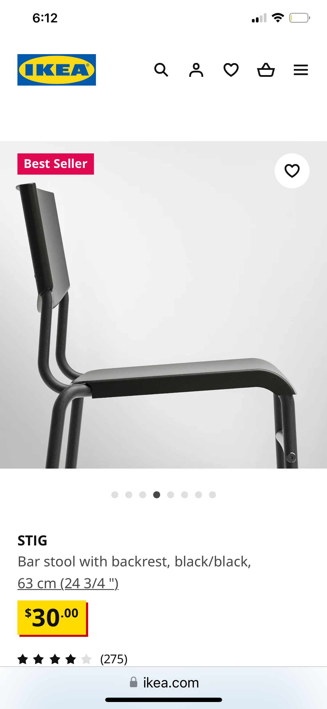 Bar stool ikea - photo 4