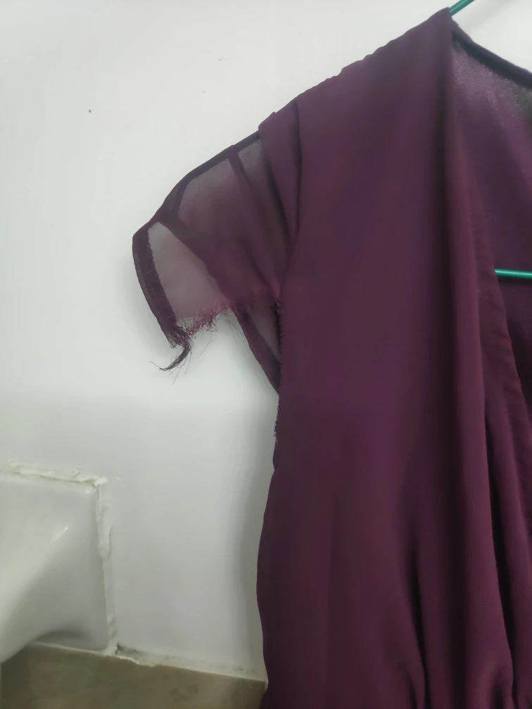 Purple dress - ripped sleeve image indicator(2)