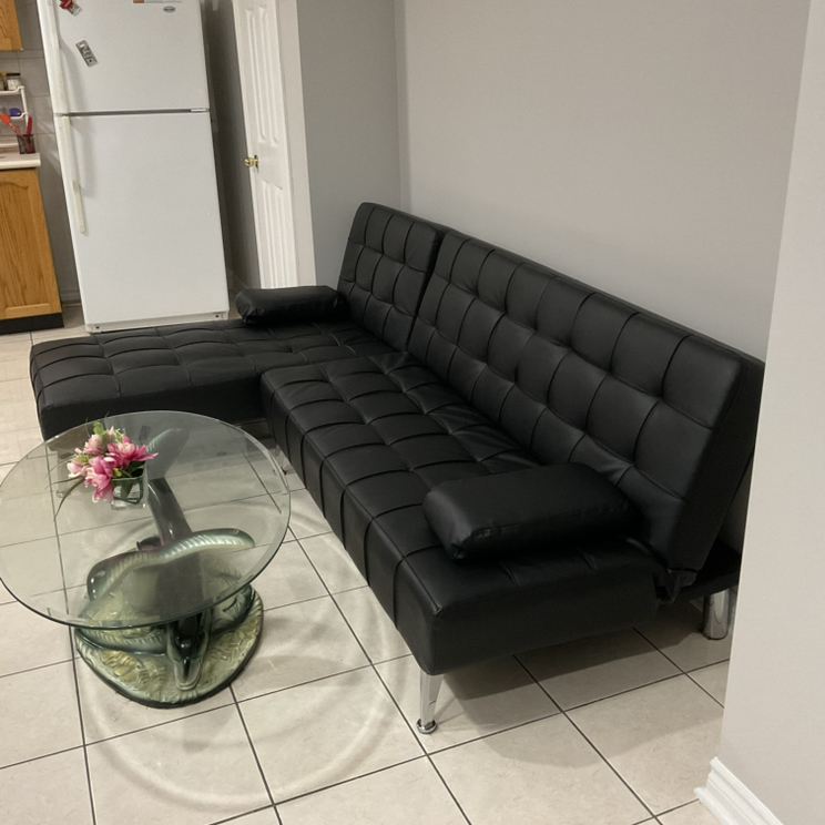 L shaped Sofa cum bed Moving out Sale!!!!! image indicator(3)