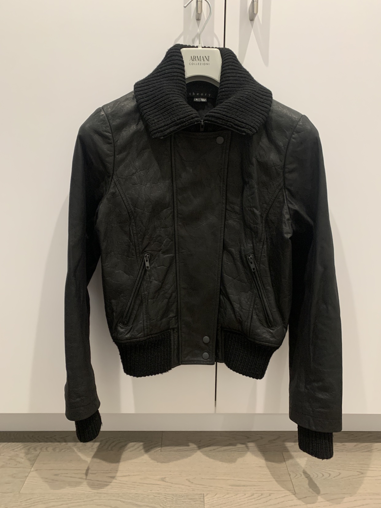 Theory leather jacket