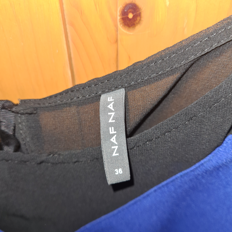 NAFNAF -Blue sleeveless dress image indicator(3)