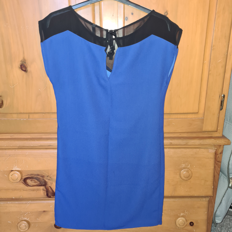 NAFNAF -Blue sleeveless dress image indicator(4)