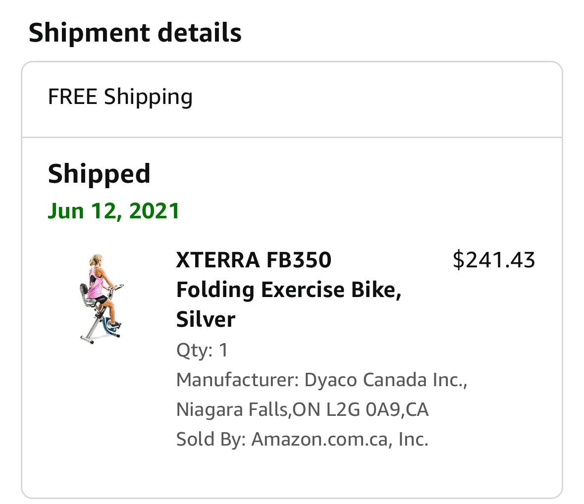 Xterra foldable exercise bike - photo 5
