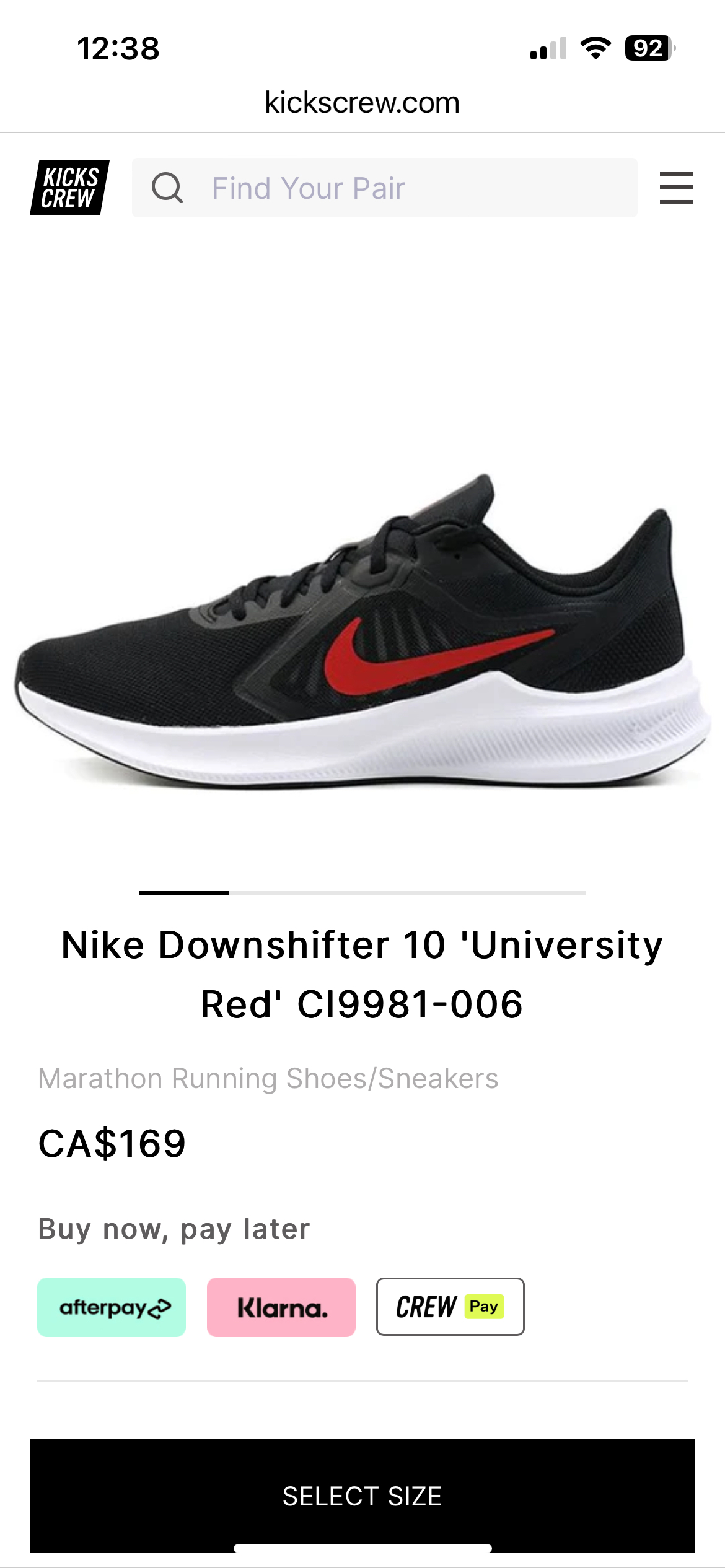 NIKE Running Shoe - Downshifter 10 - University Red - CI9981-006 - photo 4