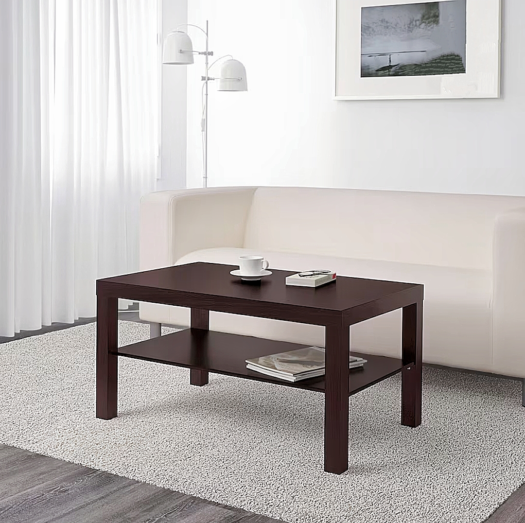 Ikea coffee table black thumbnail