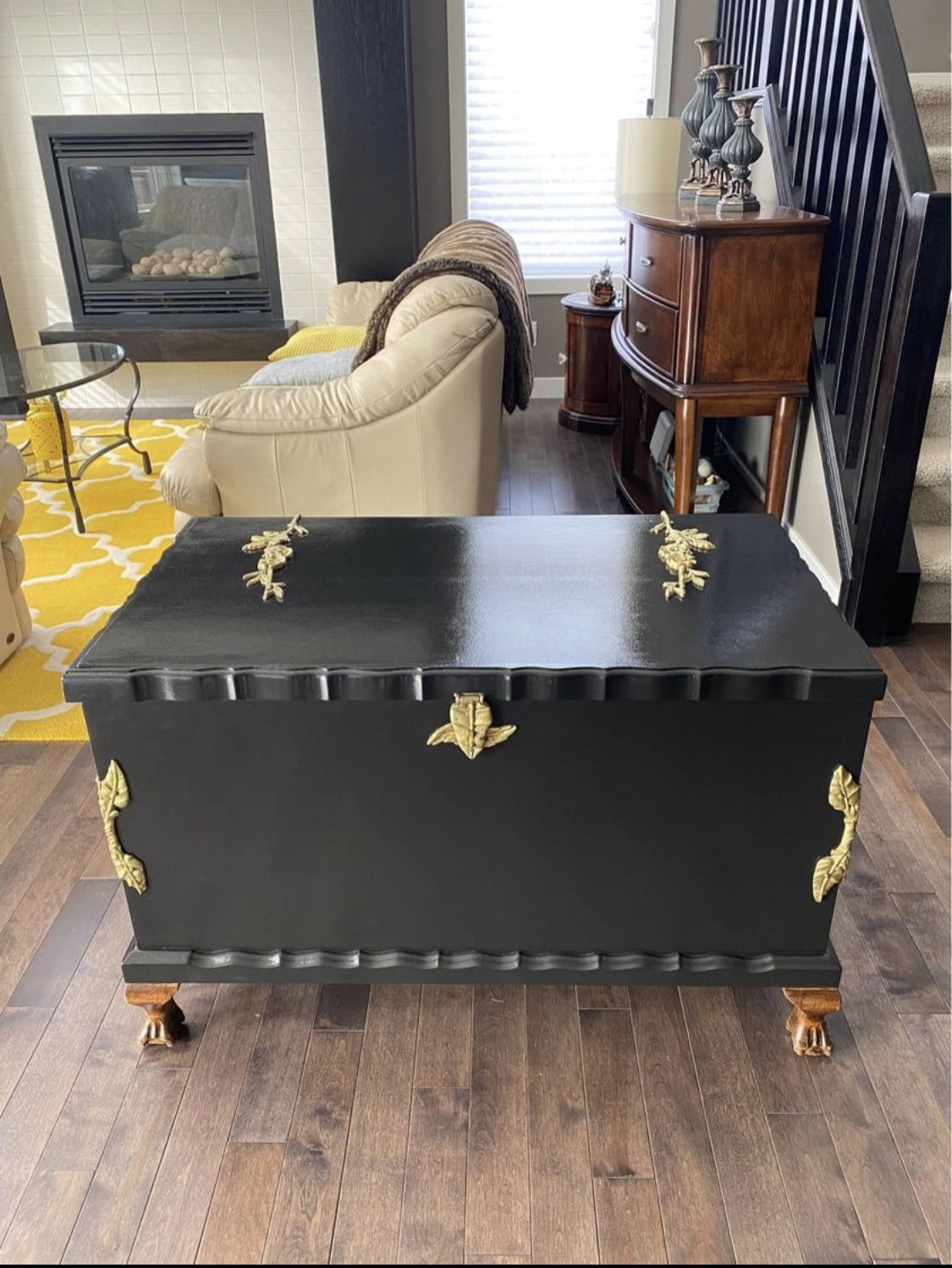 🏆 Luxurious bronze ornaments chest / coffee table / trunk - photo 4