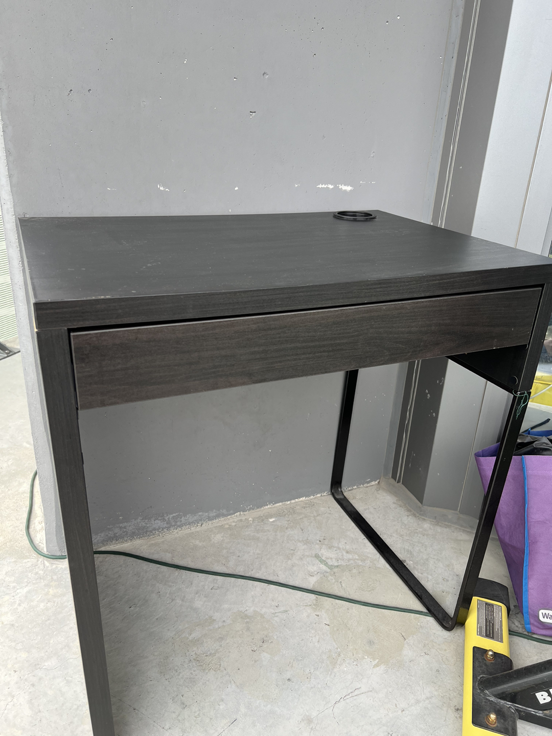 Ikea Black Desk - photo 2