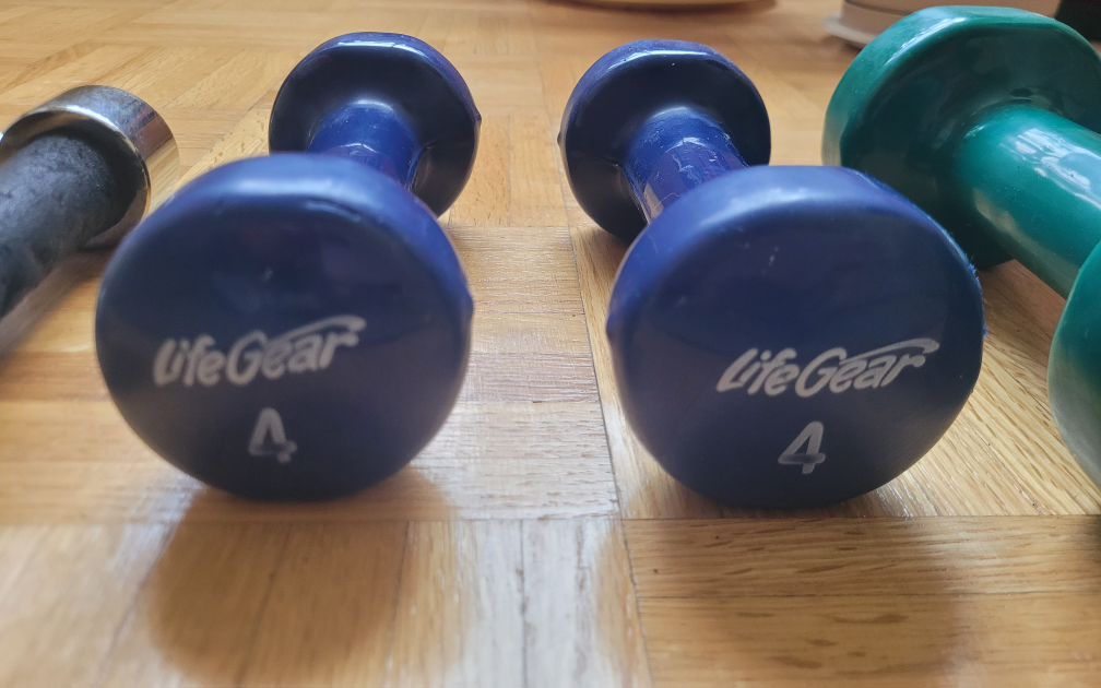 Coated Dumbbell Hand Weight Set – 7 ,4,2 LB - photo 2