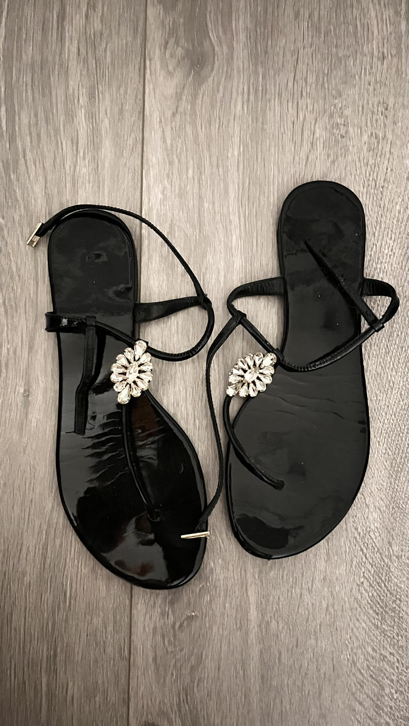 Flipflops with Jewel accent - shoes thumbnail