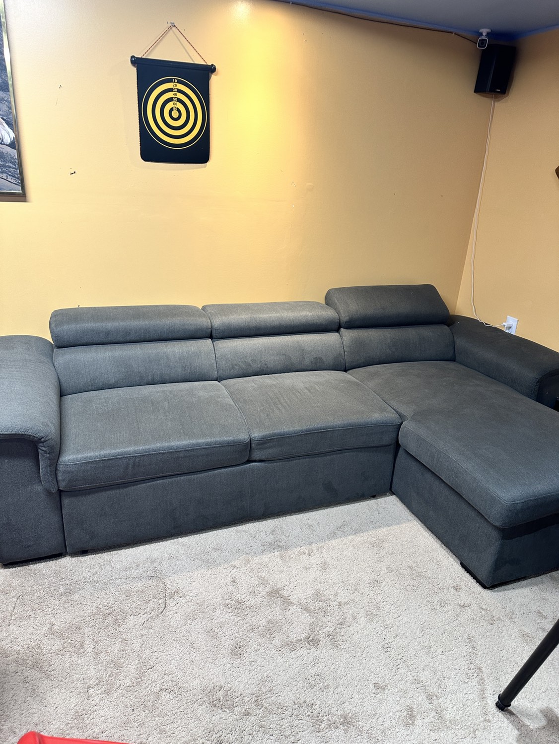 Sofa with pull out bed and storage - photo 2