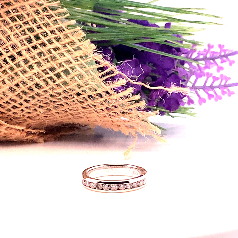 14kWG Half eternity Diamond bands 6.5 image indicator(6)