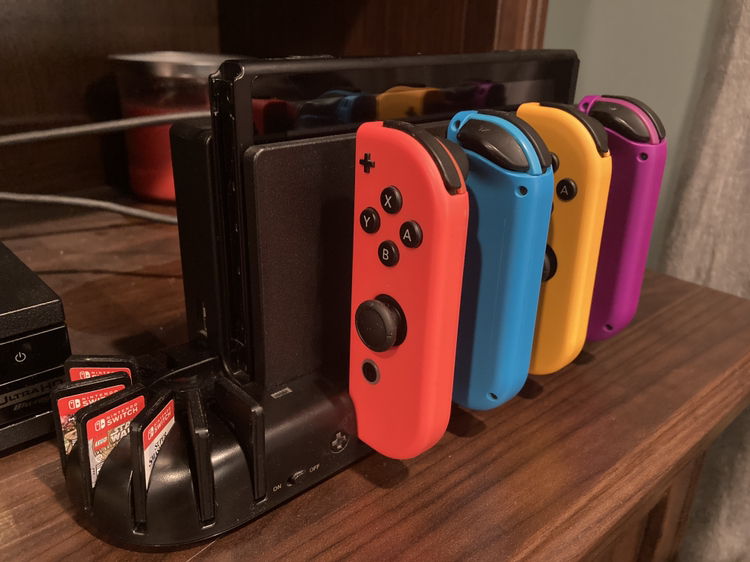 Nintendo switch console and accessories