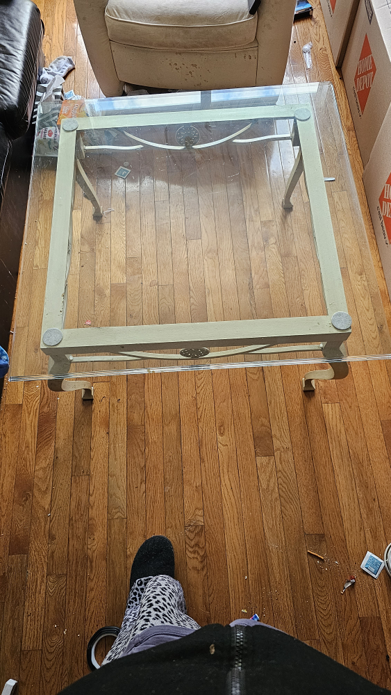 3 Glass Tables (sofa table, side table & console