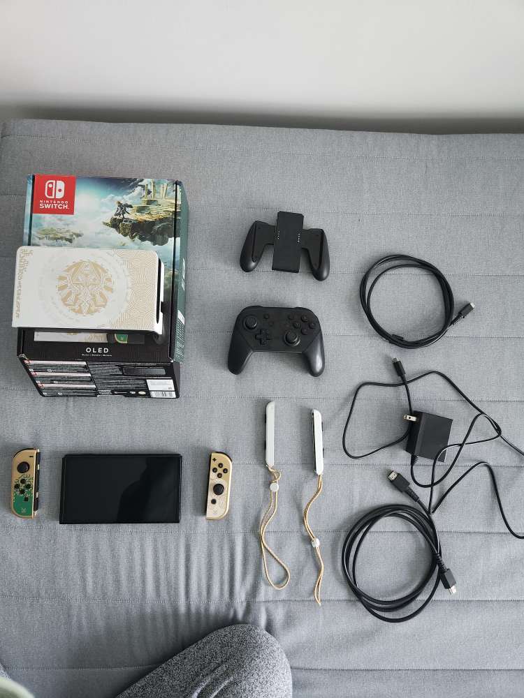 nintendo switch oled zelda edition