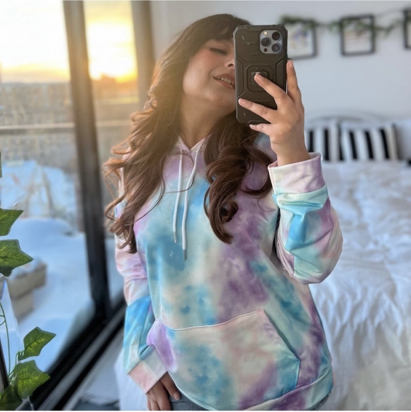 Tie dye hoodie thumbnail