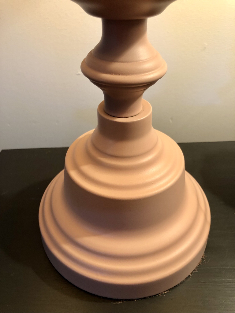 Set of 2 Sweet Pink MCM Table Lamps - photo 3