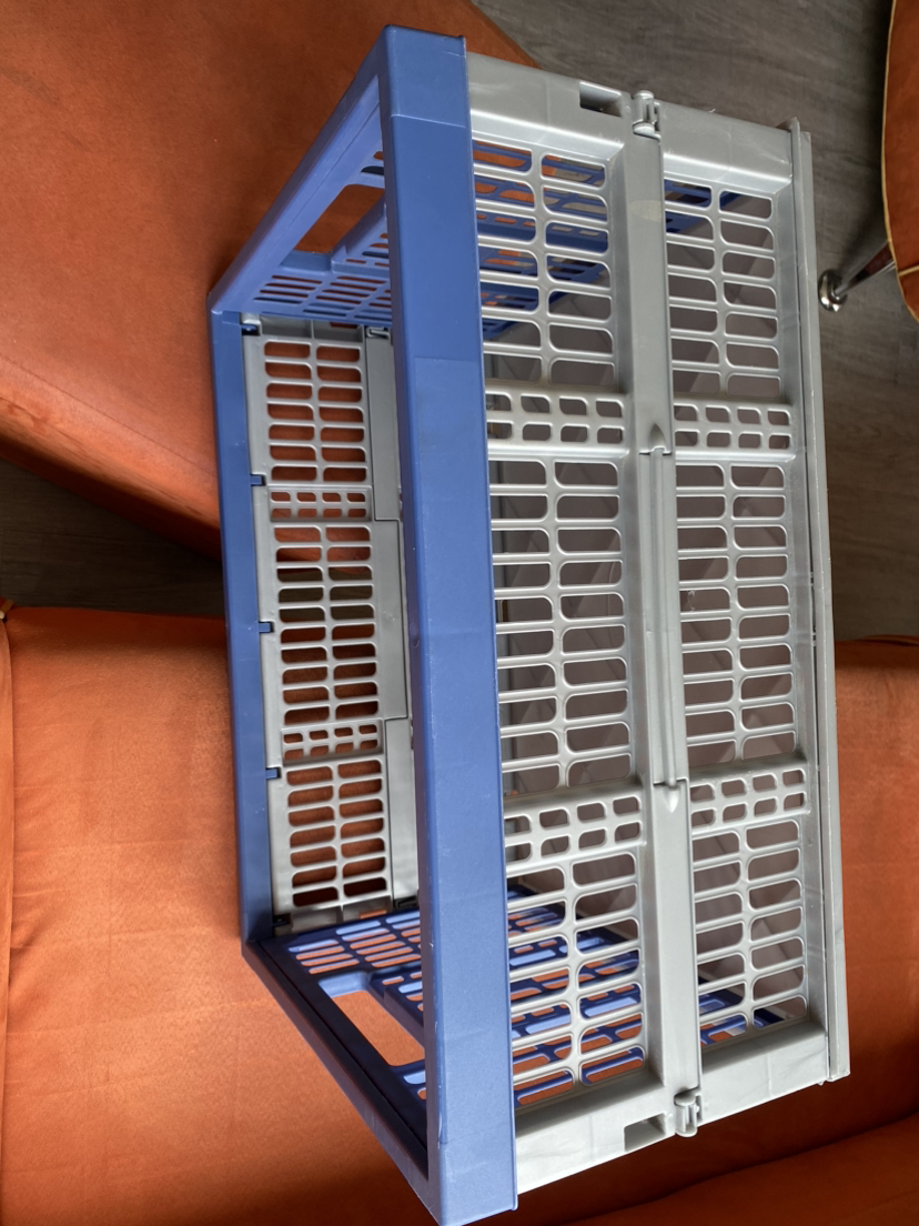 Folding plastic crate - photo 3