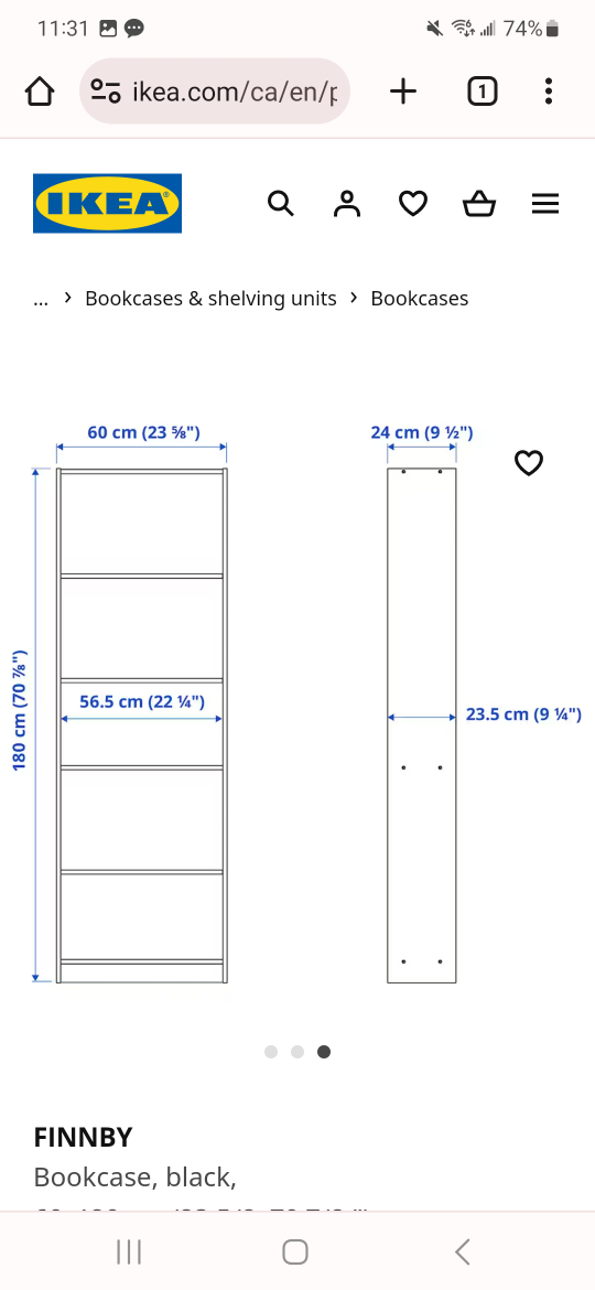 Ikea Finnby Bookcase - photo 4