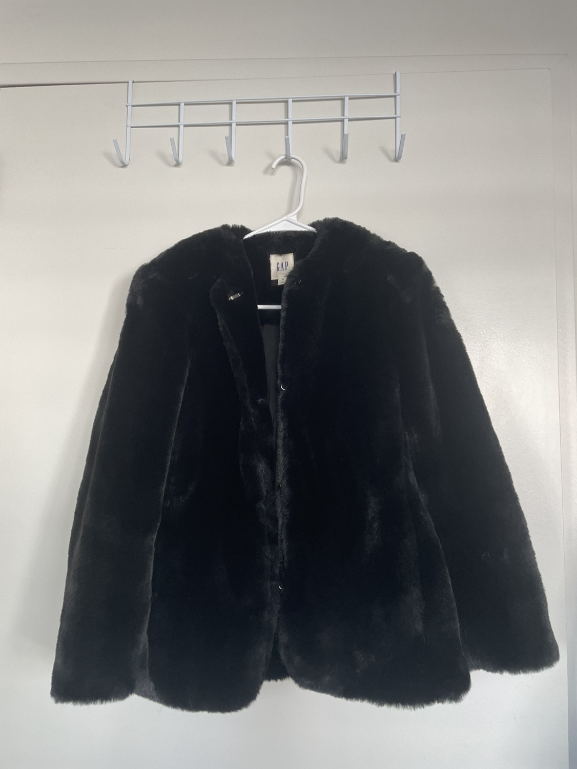 Faux fur coat thumbnail