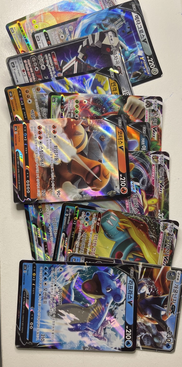 Bunch of Korean rare Pokemon cards thumbnail