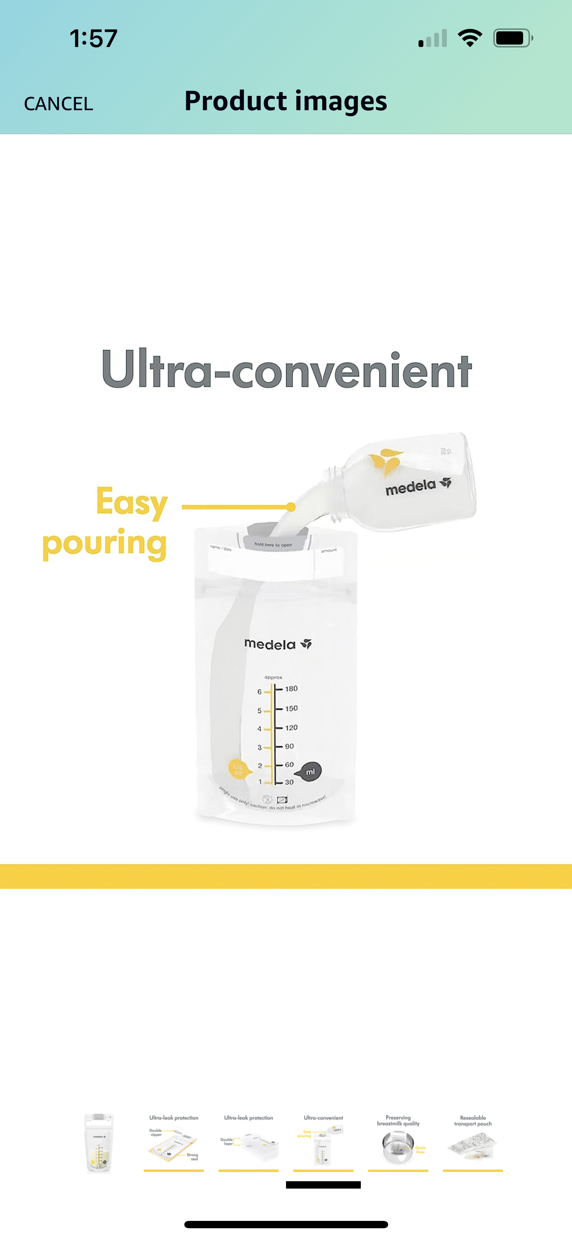 Medela breast milk freezer bags-200 - photo 3