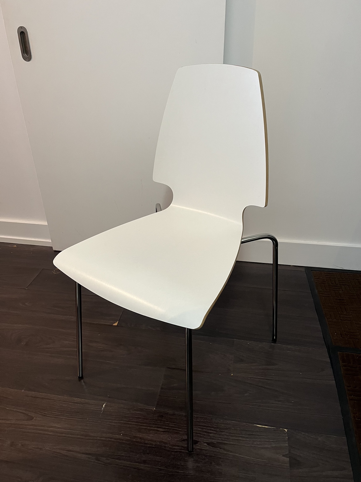 White IKEA Chairs (4 total) - photo 2