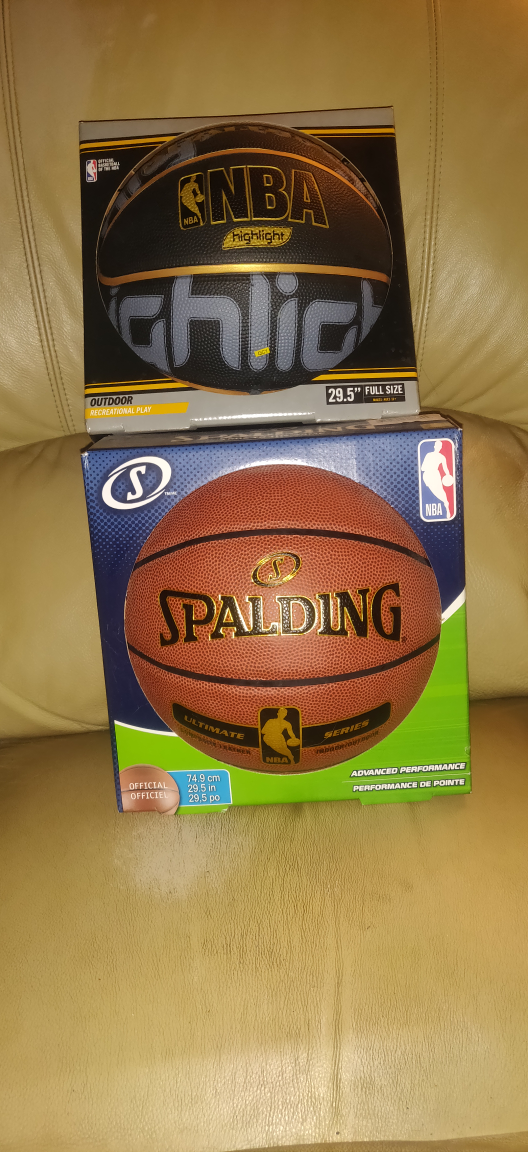 2 Professional Basketballs! thumbnail