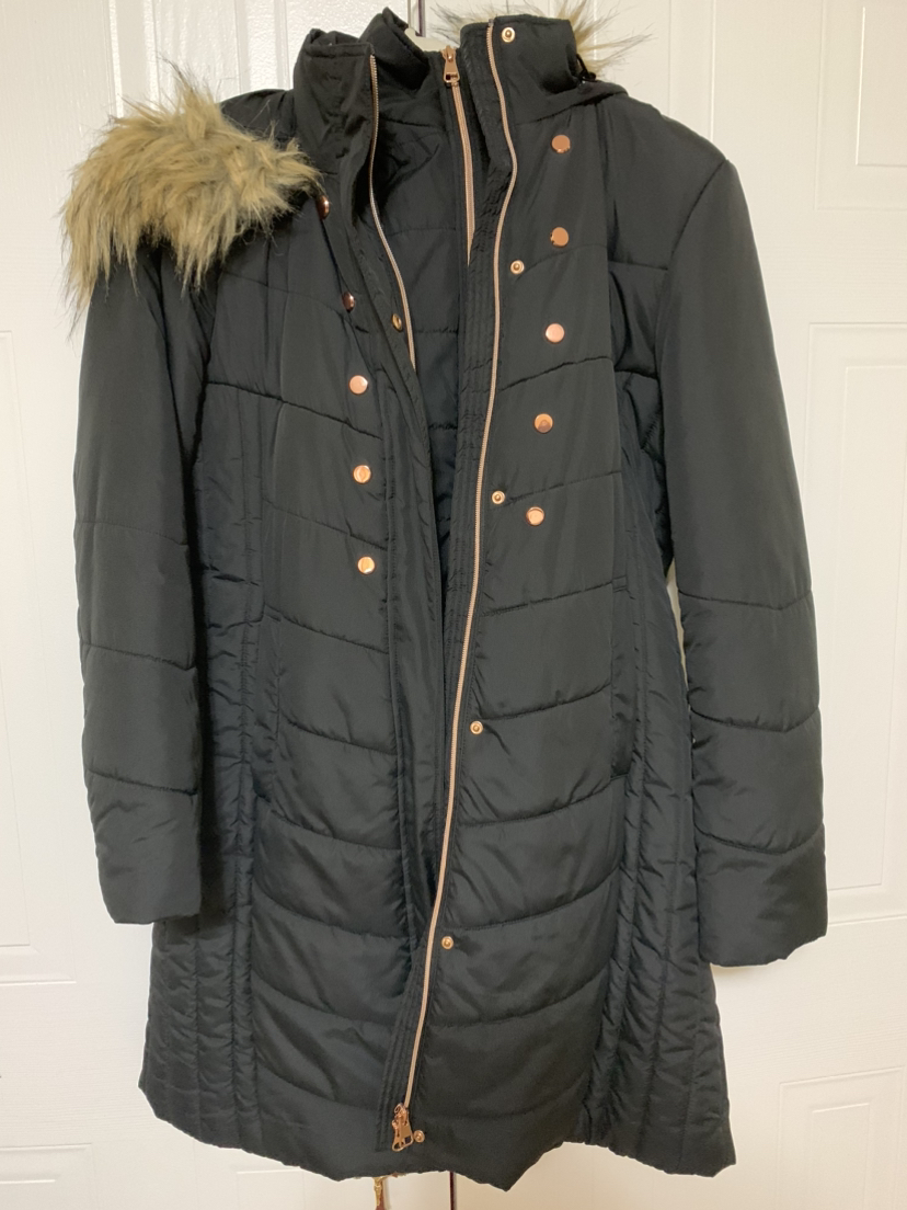 Laura Navy Blue Winter Jacket