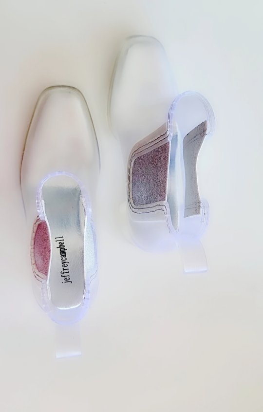 Jeffrey Campbells Transparent Chelsey Boots image indicator(5)