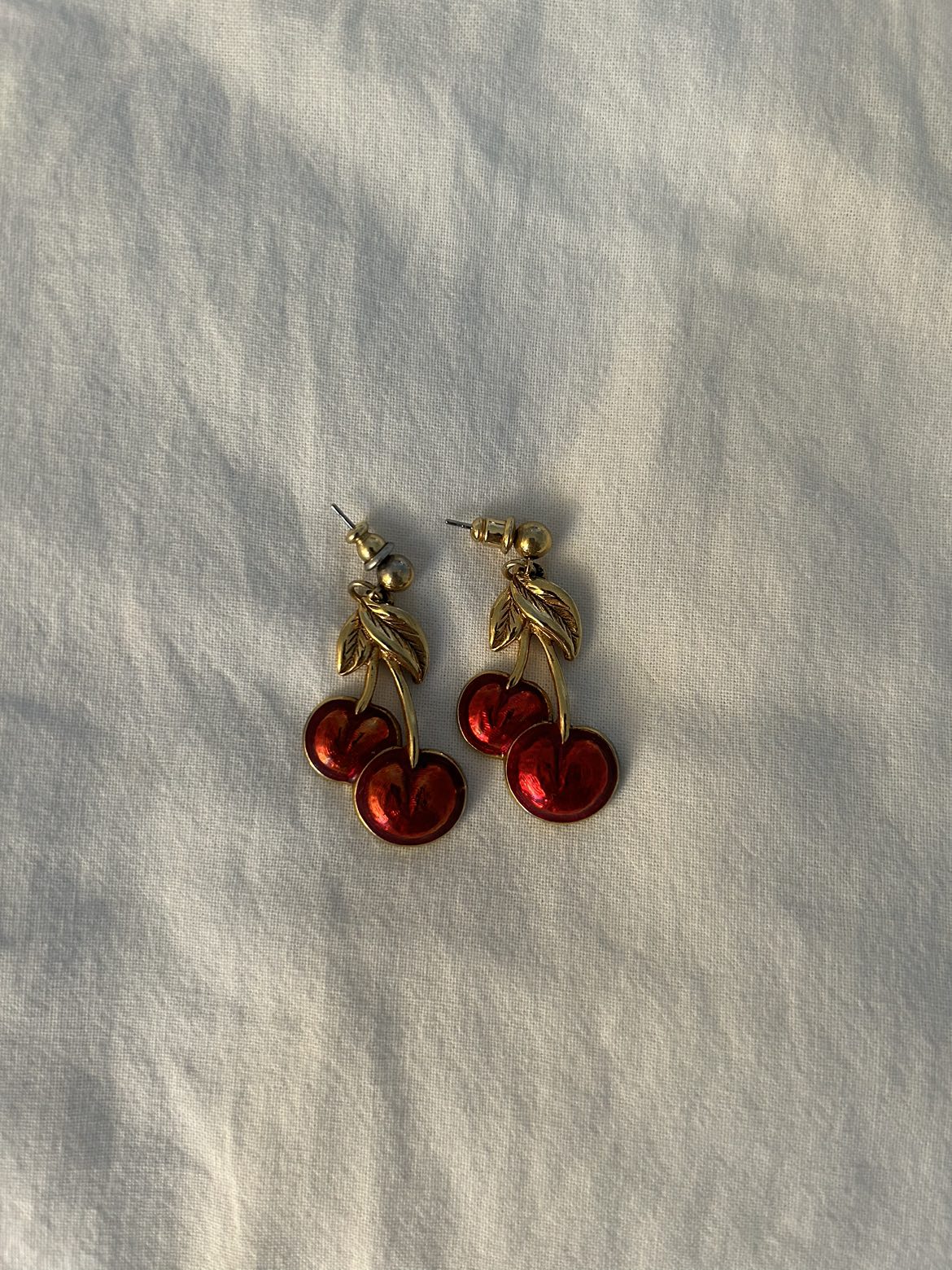 #freecycle Cherry earrings thumbnail