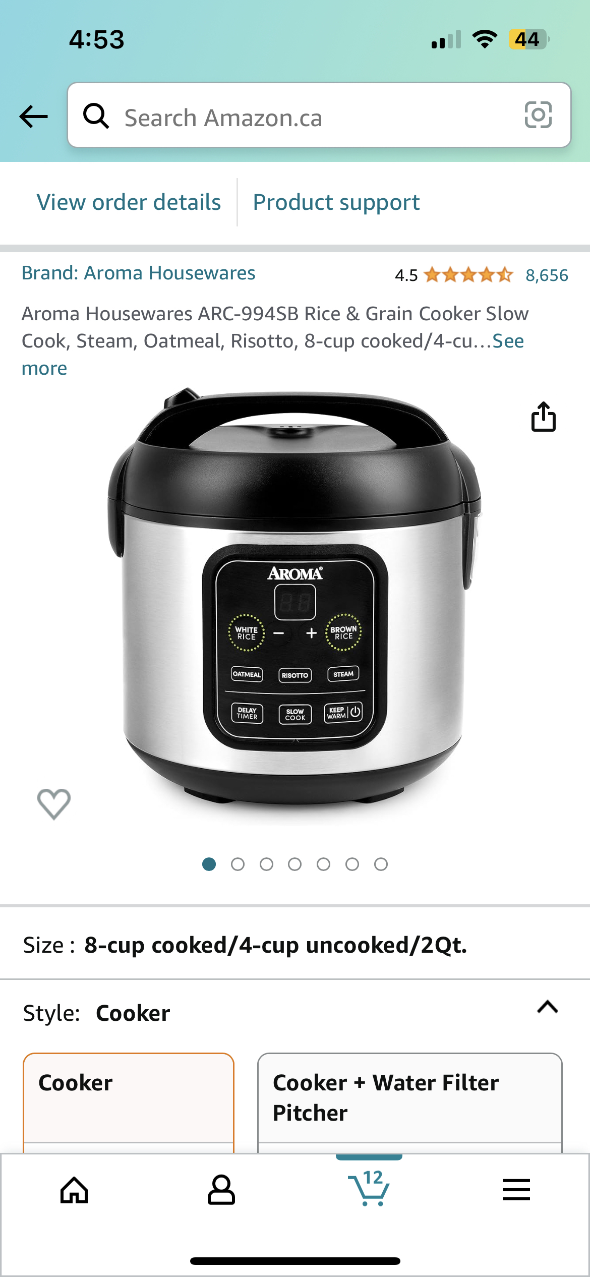 Aroma slow cooker( sold amazon for 120) - photo 2