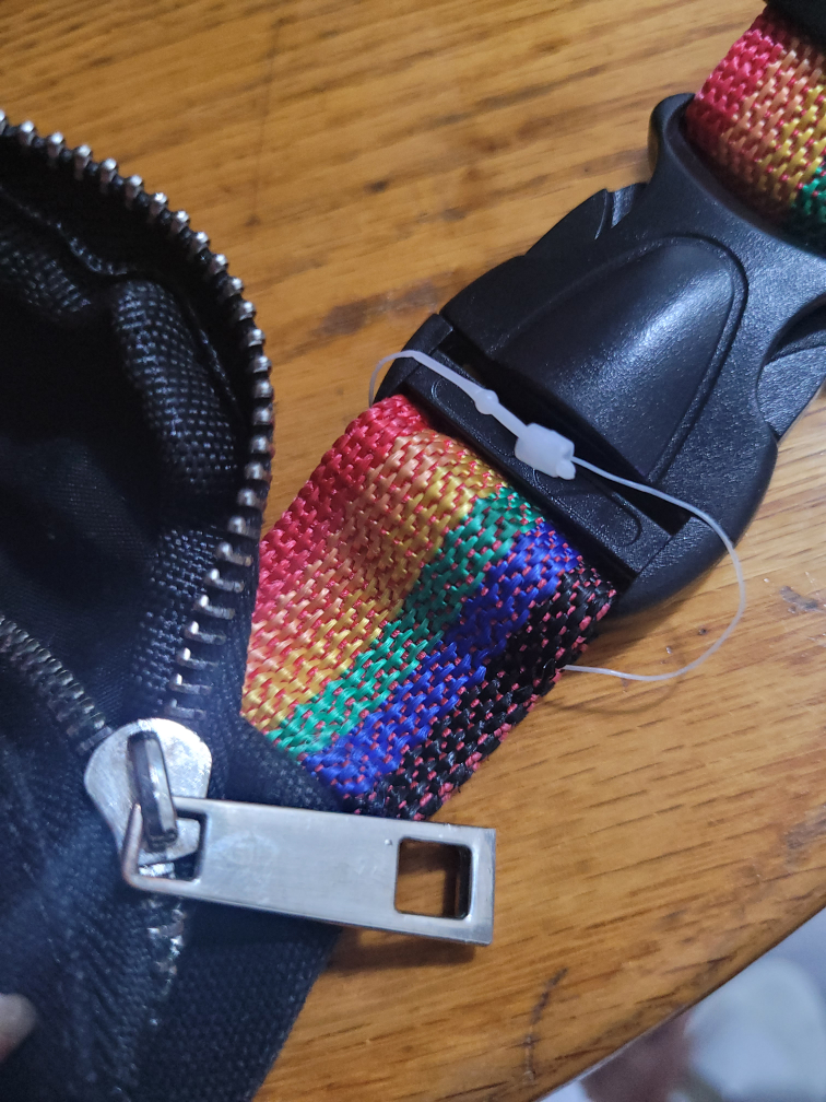 🌈Waist pouch w/ adjustable strap image indicator(3)