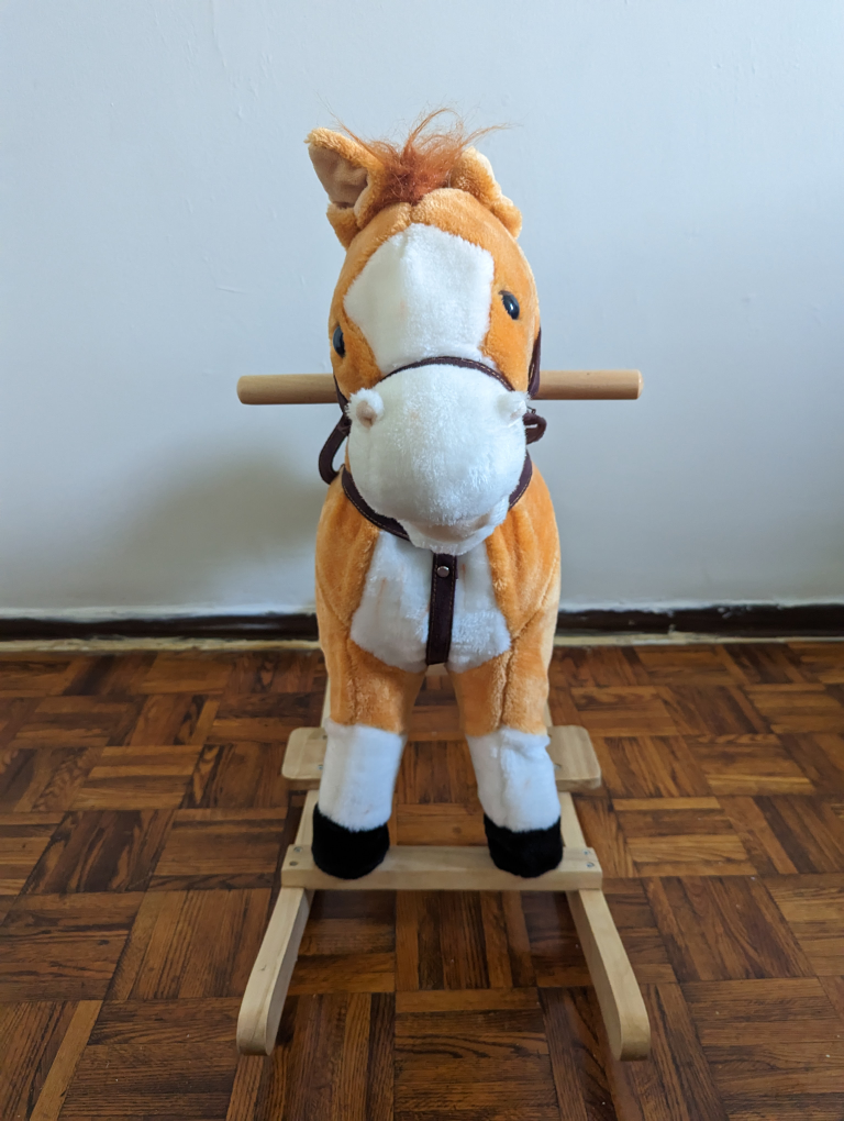 Rocking wooden  horse image indicator(2)