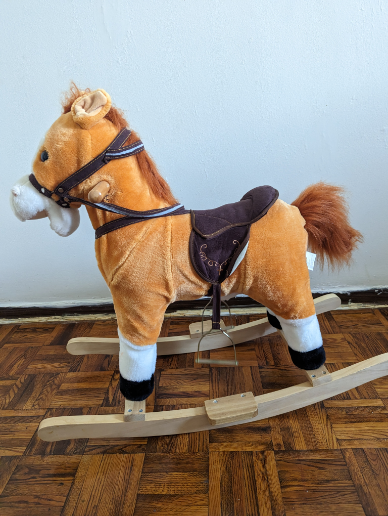 Rocking wooden  horse image indicator(3)