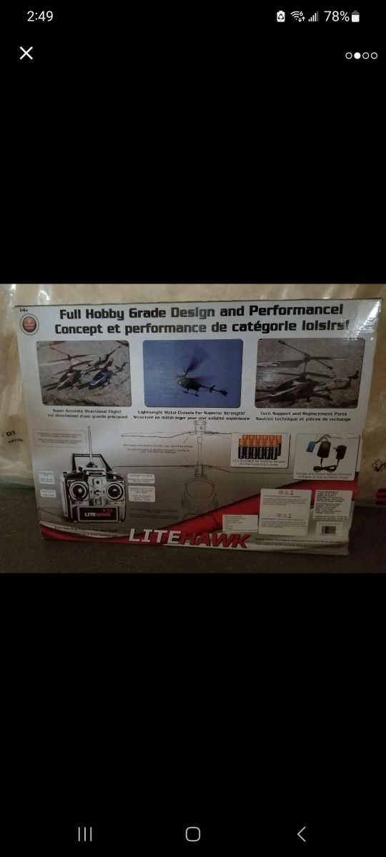 2 remote controlled hobby grade helicopters(UNOPENED IN BOX) image indicator(2)