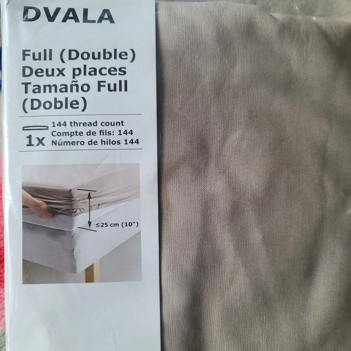 #freecycle IKEA full/double fitted sheet thumbnail