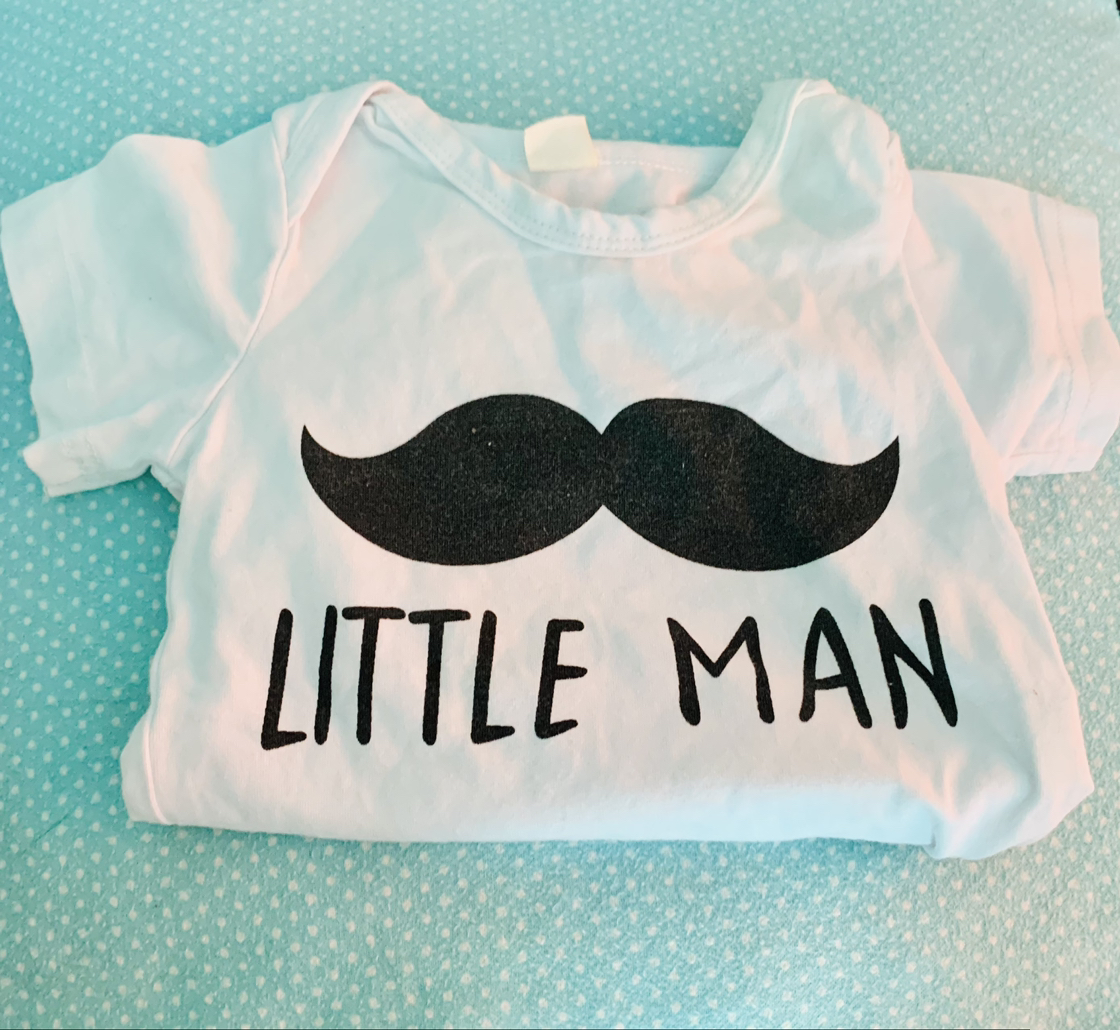#freecycle little man ONESIE 0-3 months image indicator(2)